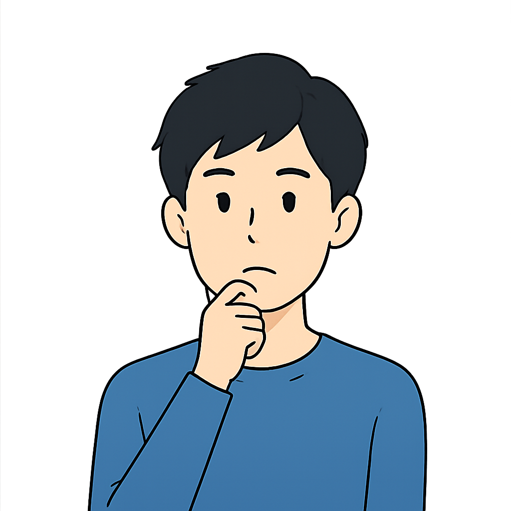 悩んでいる男性トレーダー